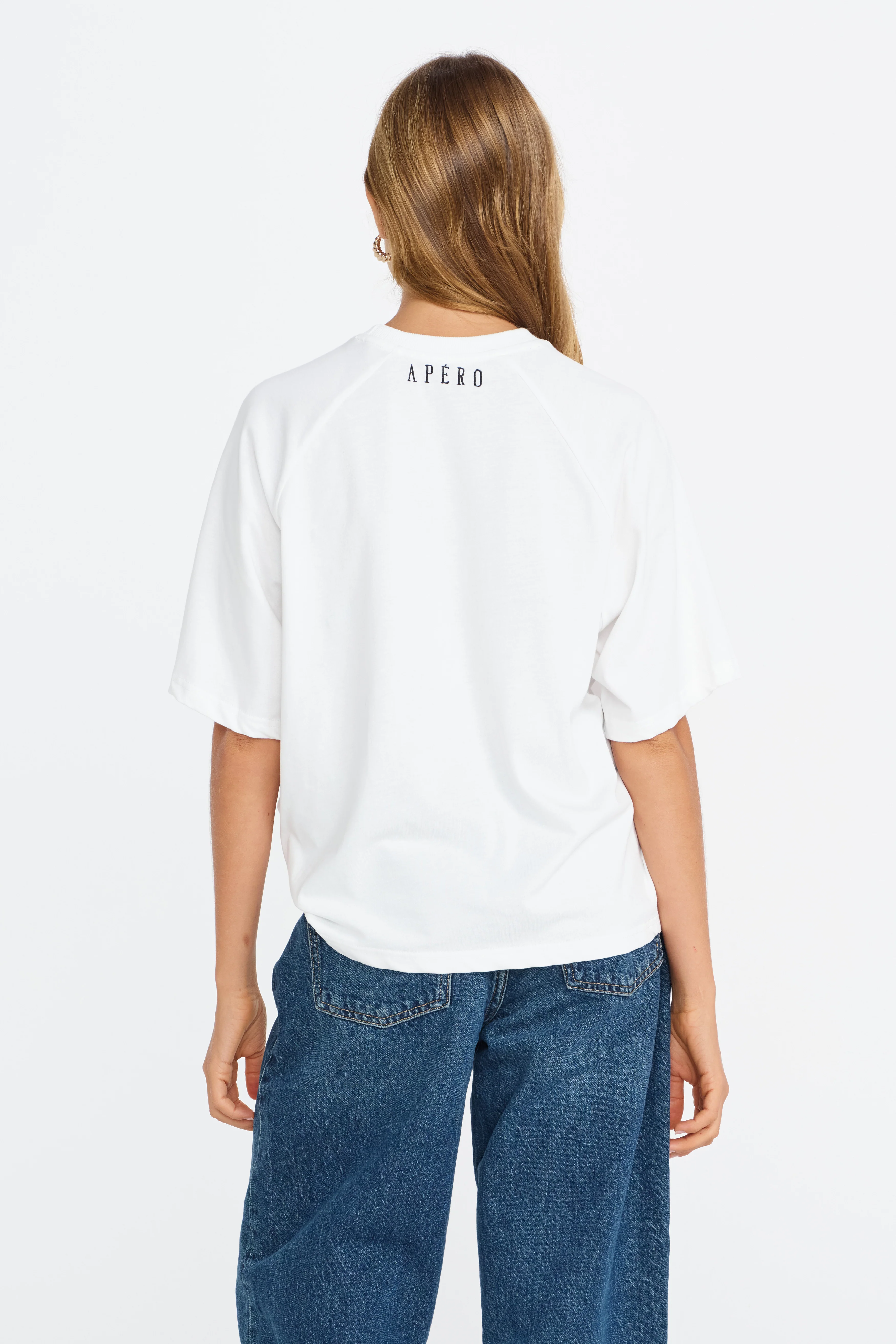 Classique Box-Cut Tee - White - Image 5