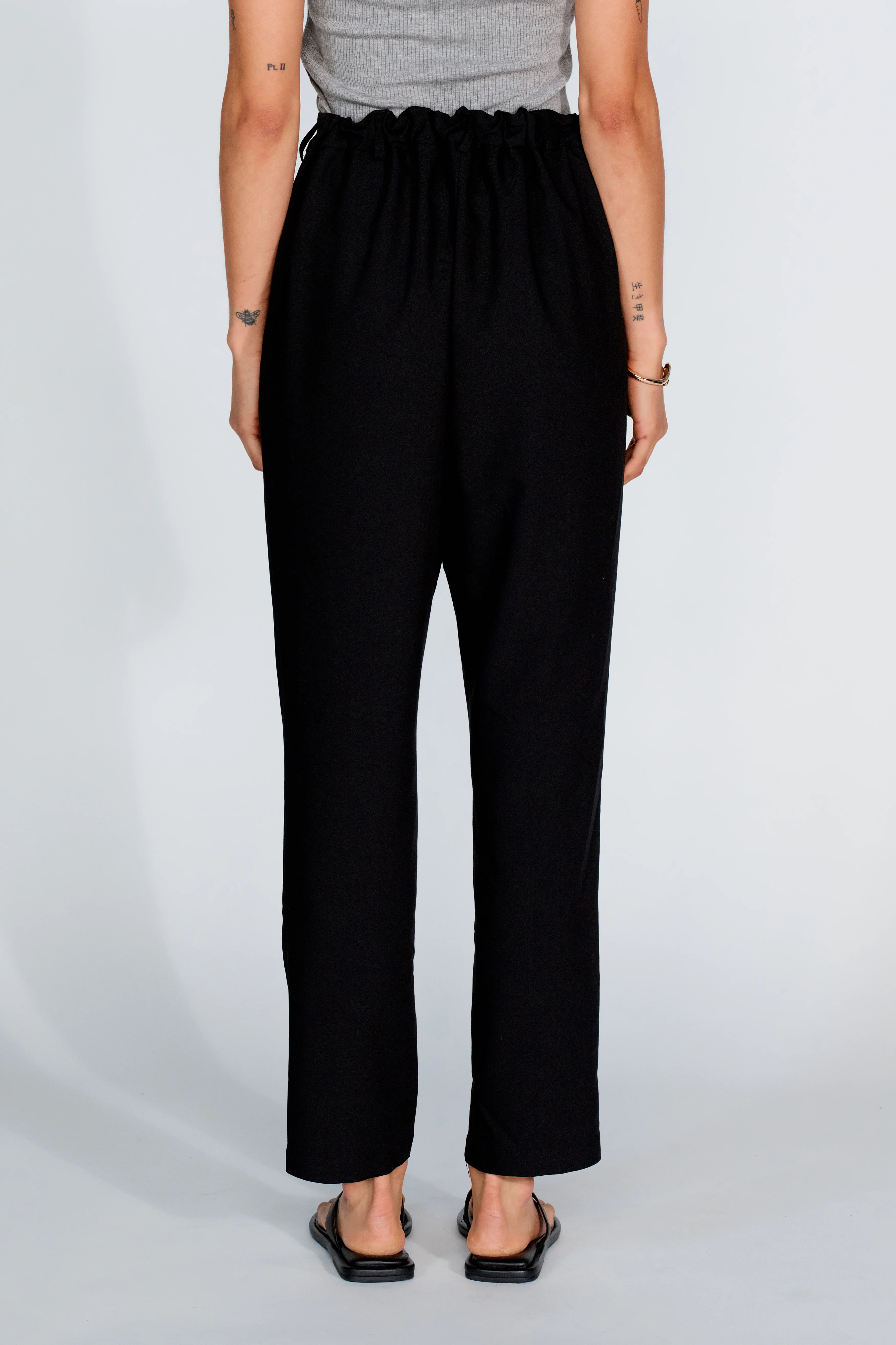 Sadie Adjustable Tailored Trouser - Black - Image 12