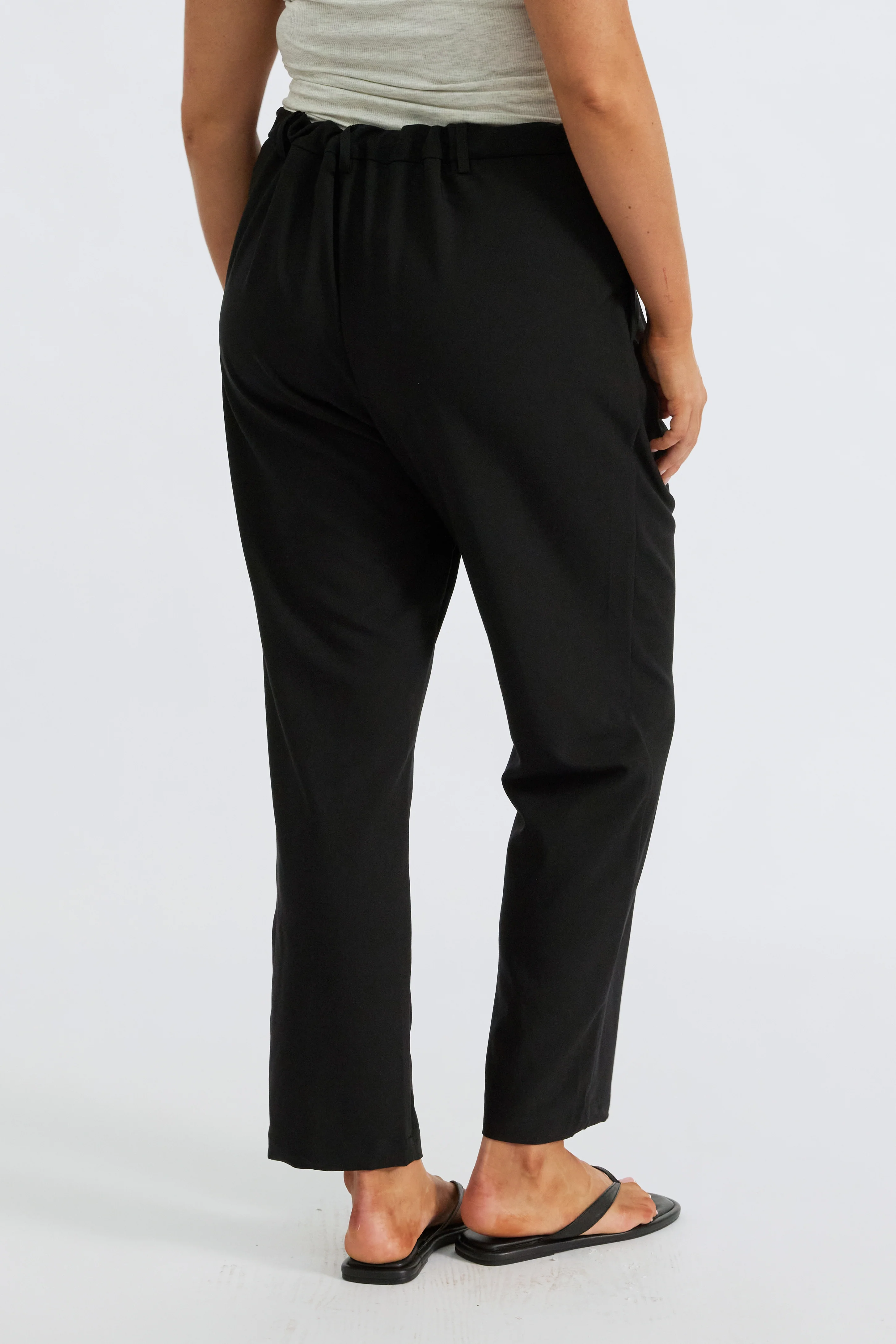 Sadie Adjustable Tailored Trouser - Black - Image 13